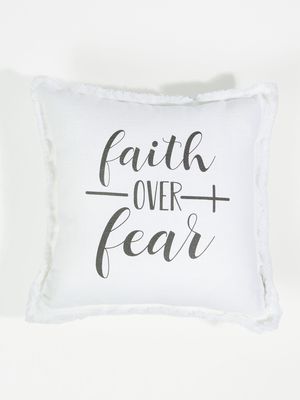 Faith Over Fear Pillow