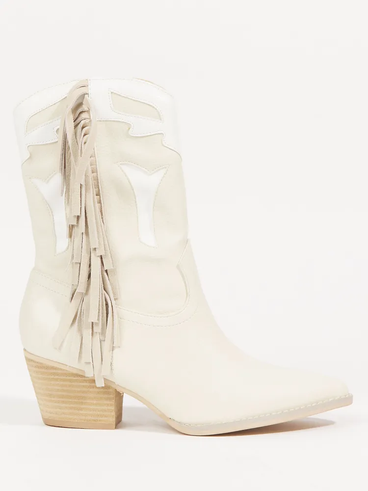 Millie Two Tone Western Boots