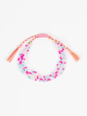 Ava Glass Bead Bracelet