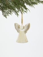 Glistening Angel Christmas Ornament