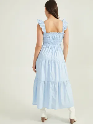 Elly Poplin Midi Dress