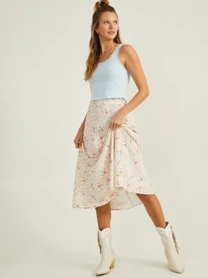Lauren Floral Midi Skirt
