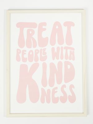 Treat People With Kindness Wall Art