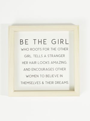 Girl Who Roots Wall Art