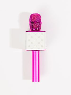 Hot Pink Karaoke Microphone
