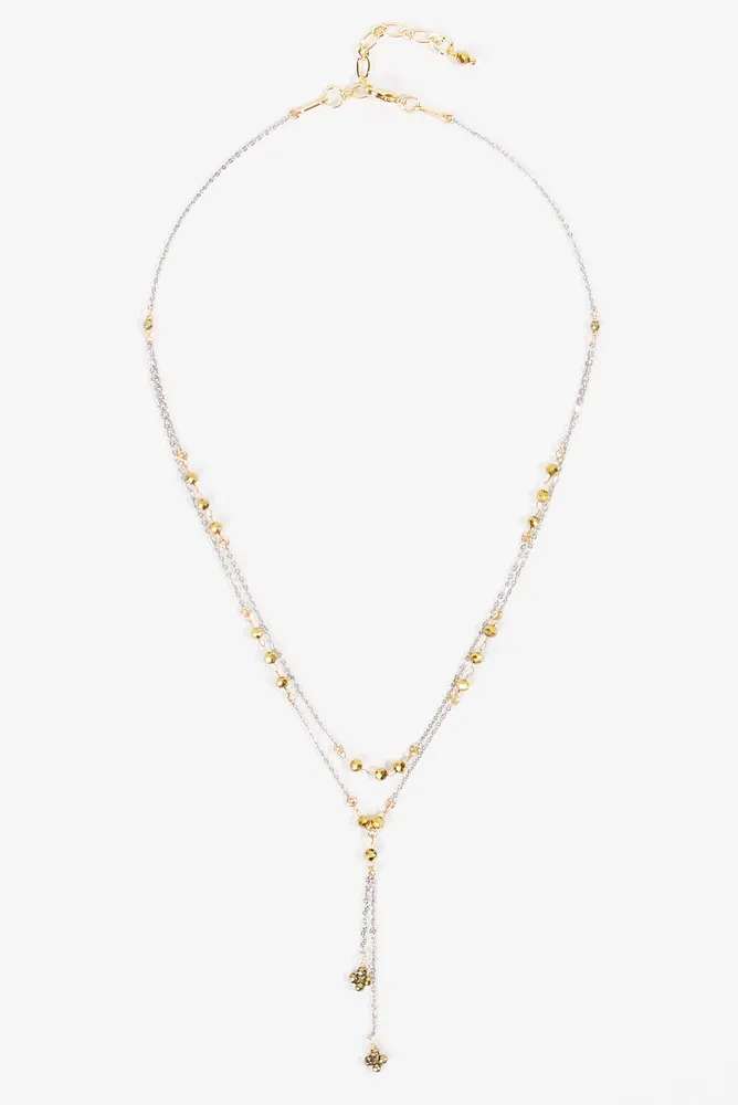 18K Gold-Plated Round Bead Necklace - China Bead Necklace and 18K Gold  Necklace price | Made-in-China.com