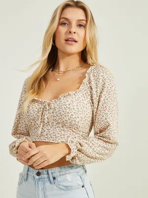 Florence Floral Top