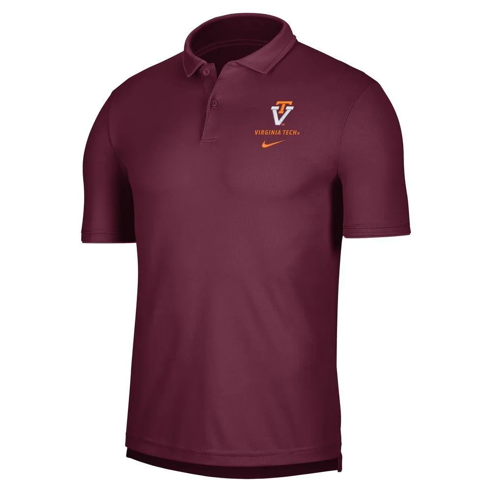 Hokies | Virginia Tech Nike Dri- Fit Vault Logo Polo Alumni Hall