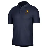 Wvu | West Virginia Nike Dri- Fit Vault Logo Polo Alumni Hall