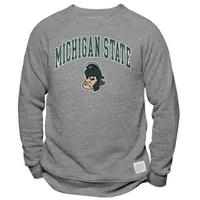 Spartans | Michigan State Vault Spartan Head Triblend Crew Alumni Hall