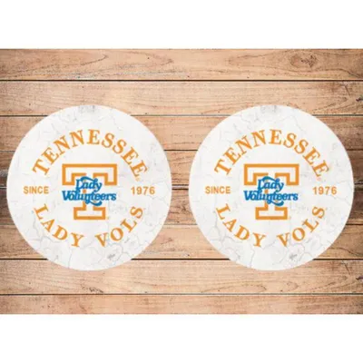  Lady Vols | Tennessee Lady Vols 2 Pack Car Coasters | Orange Mountain