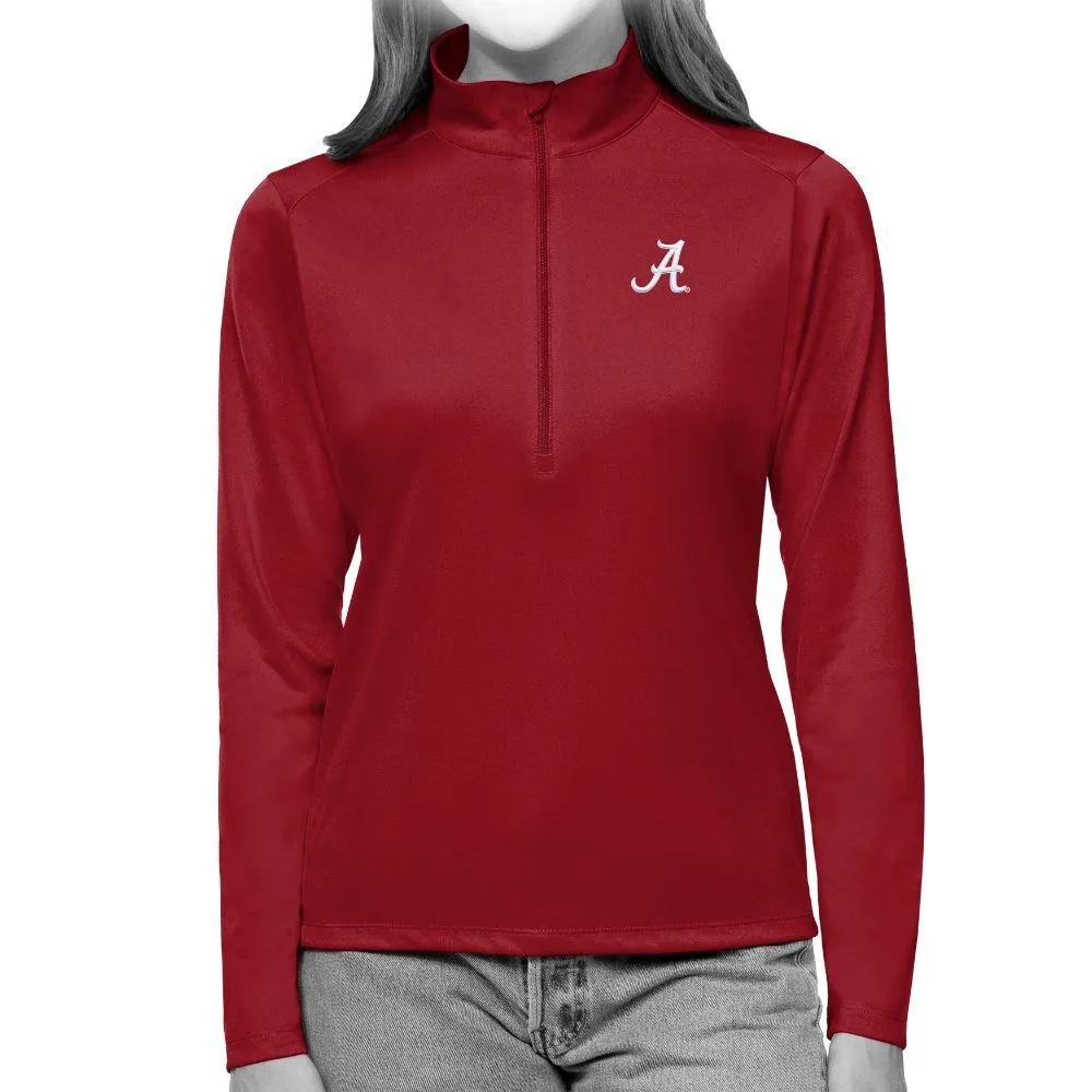 Bama | Alabama Antigua Women's Tribute 1/4 Zip Pullover Alumni Hall