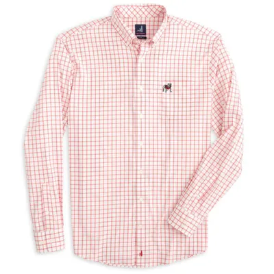 Dawgs | Georgia Johnnie- O Signor Long Sleeve Woven Shirt Alumni Hall