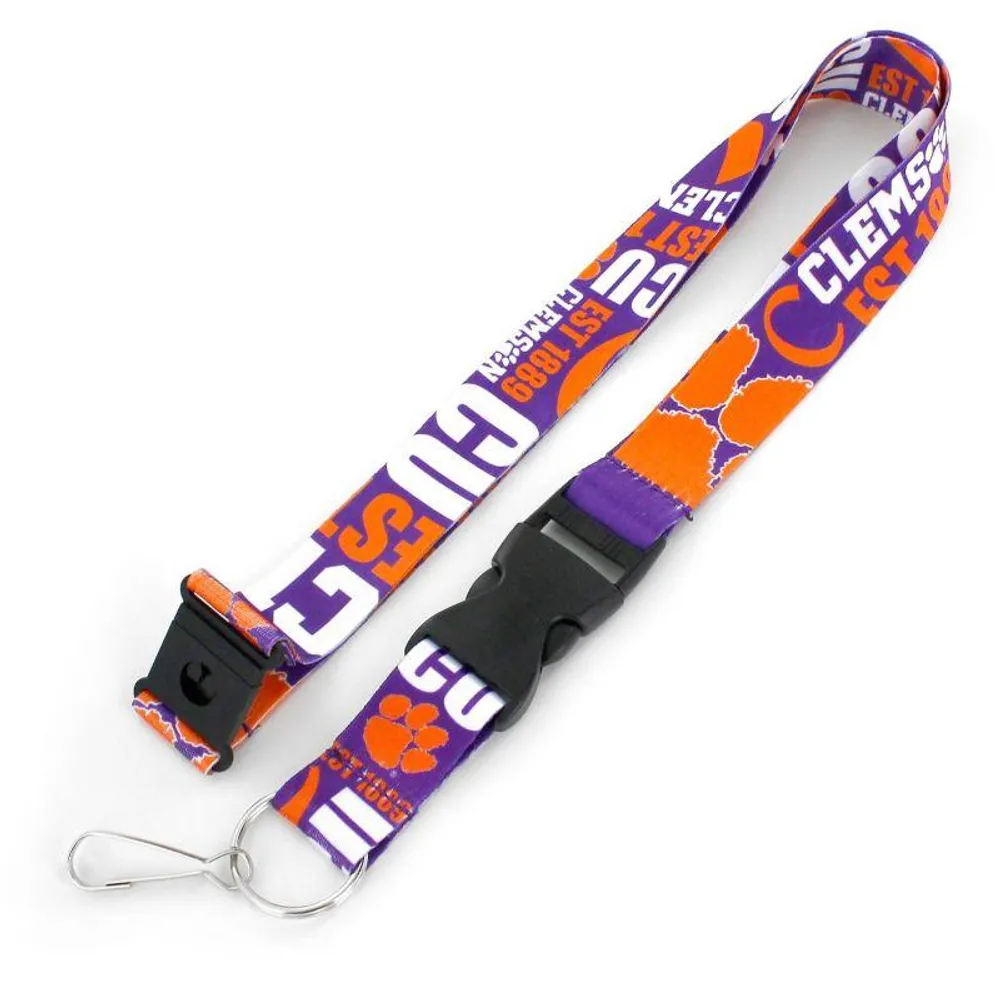  Clemson | Clemson 1  Dynamic All Over Print Lanyard | Alumni Hall