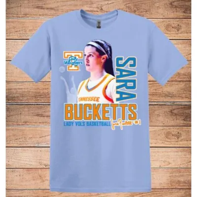 Lady Vols | Tennessee Sara Puckett Bucketts # 1 Tee Orange Mountain