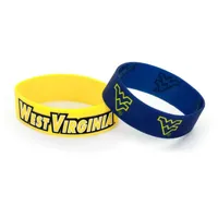  Wvu | West Virginia 2 Pack Silicone Bracelets | Alumni Hall