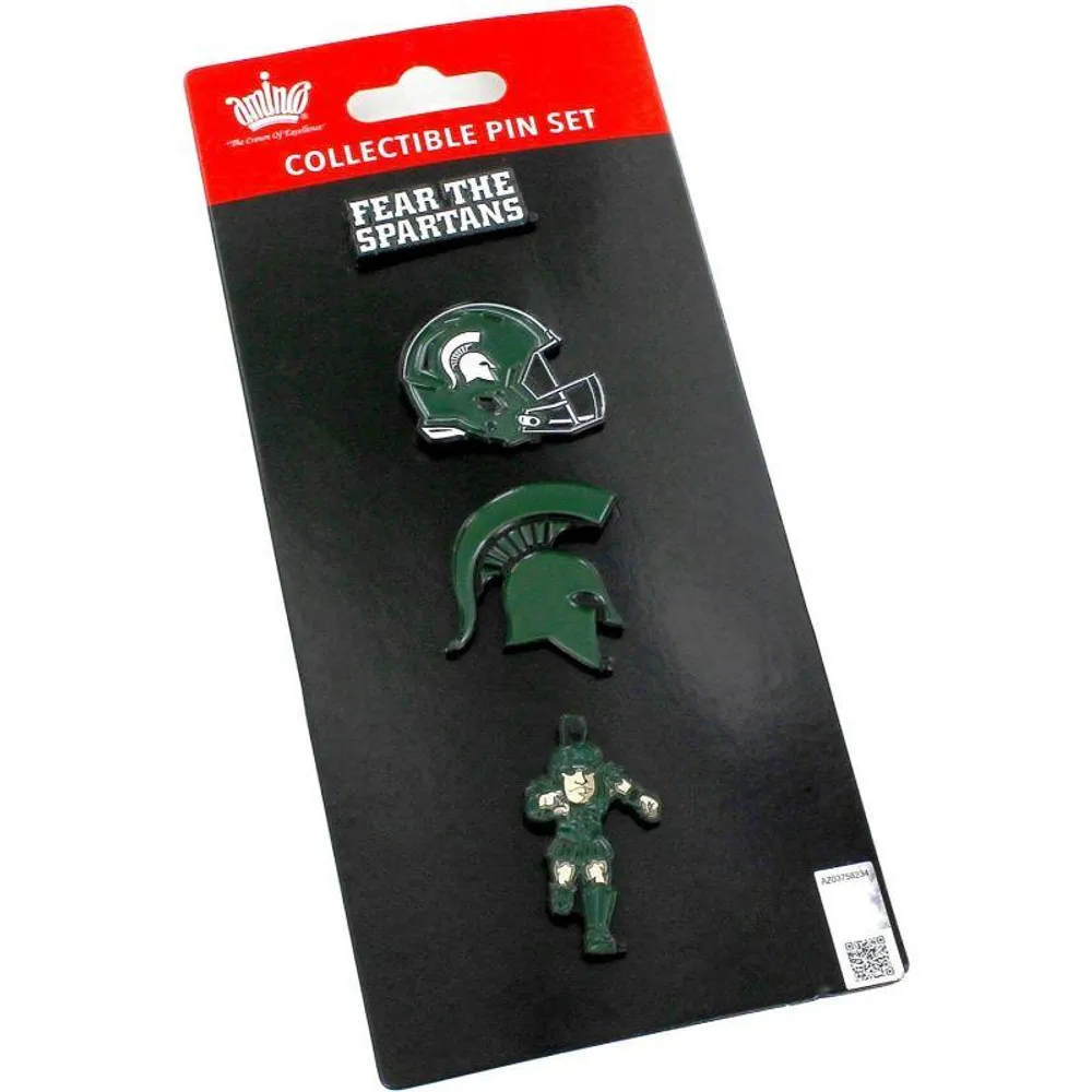  Spartans | Michigan State Lapel Pin Set 4- Pack | Alumni Hall