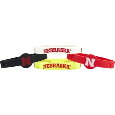  Huskers | Nebraska 4- Pack Silicone Bracelets | Alumni Hall