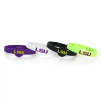  Lsu | Lsu 4- Pack Silicone Bracelets | Alumni Hall