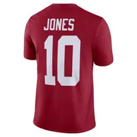 Nike Men's Alabama Crimson Tide Mac Jones #10 Crimson Dri-FIT Game Football Jersey, Small, Red