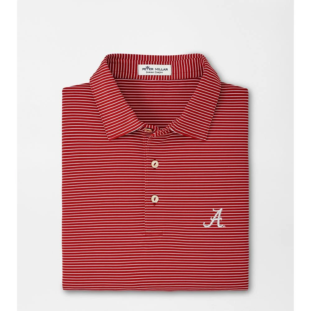 Alabama Peter Millar Marlin Stripe Performance Polo