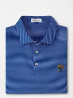 Cats | Kentucky Peter Millar Marlin Stripe Performance Polo Alumni Hall