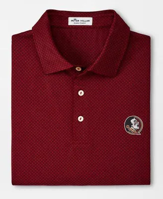 Fsu | Florida State Peter Millar Dolly Printed Performance Polo Alumni Hall