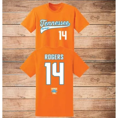 Lady Vols | Tennessee Ashley Rogers # 14 Shirsey Orange Mountain