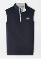 Bulldogs | Mississippi State Peter Millar Galway Quarter- Zip Vest Alumni Hall