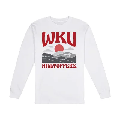 Wku | Western Kentucky Uscape Summit Garment Dyed Long Sleeve Tee Alumni Hall