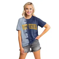 Wvu | West Virginia Gameday Couture Find Your Groove Spilt Dyed Tee Alumni Hall