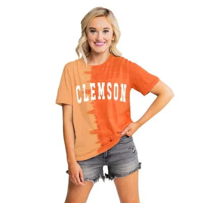 Clemson | Gameday Couture Find Your Groove Spilt Dyed Tee Alumni Hall