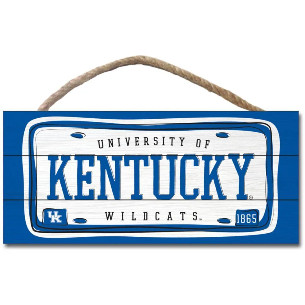 Alumni Hall Cats, Kentucky 4.5 X 10 Wood Plank Hanging Sign, Alumni Hall