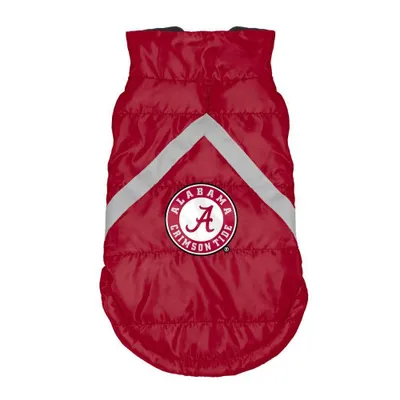 Bama | Alabama Pet Puffer Vest Coat Alumni Hall