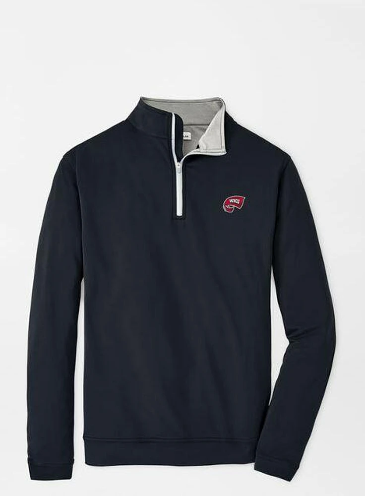 Western Kentucky Peter Millar Perth Solid 1/4 Zip Pullover