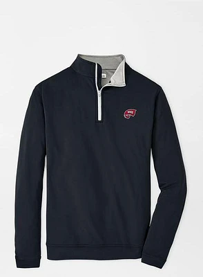 Western Kentucky Peter Millar Perth Solid 1/4 Zip Pullover