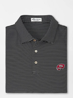 Western Kentucky Peter Millar Marlin Stripe Performance Polo