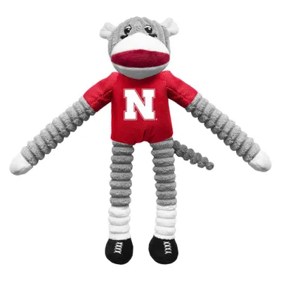 Huskers | Nebraska Sock Monkey Pet Toy | Alumni Hall