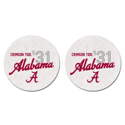  Bama | Alabama ' 31 2- Pack Car Coasters | Alumni Hall