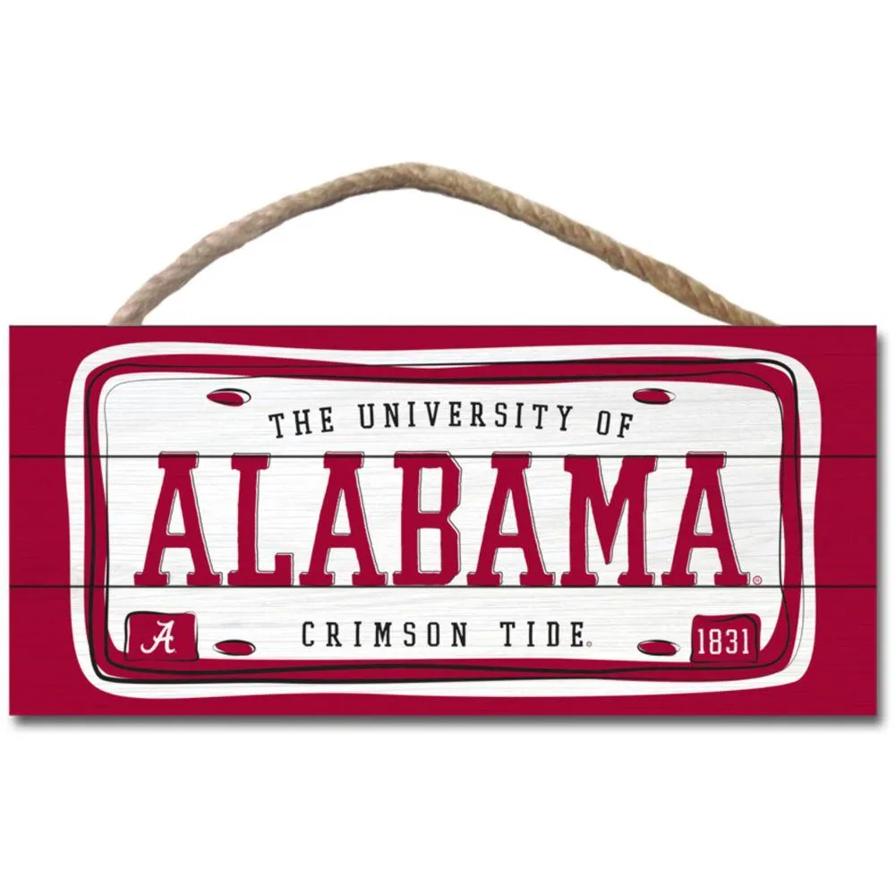 Bama | Alabama X Wood Plank Hanging Sign | Alumni Hall