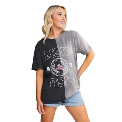 Bulldogs | Mississippi State Gameday Couture Crossroads Bleach Dyed Tee Alumni Hall