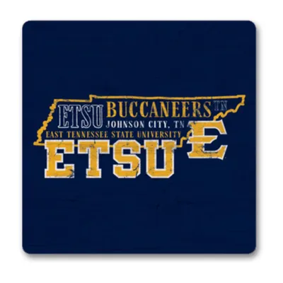 Bucs | Etsu X Wood Magnet | Alumni Hall