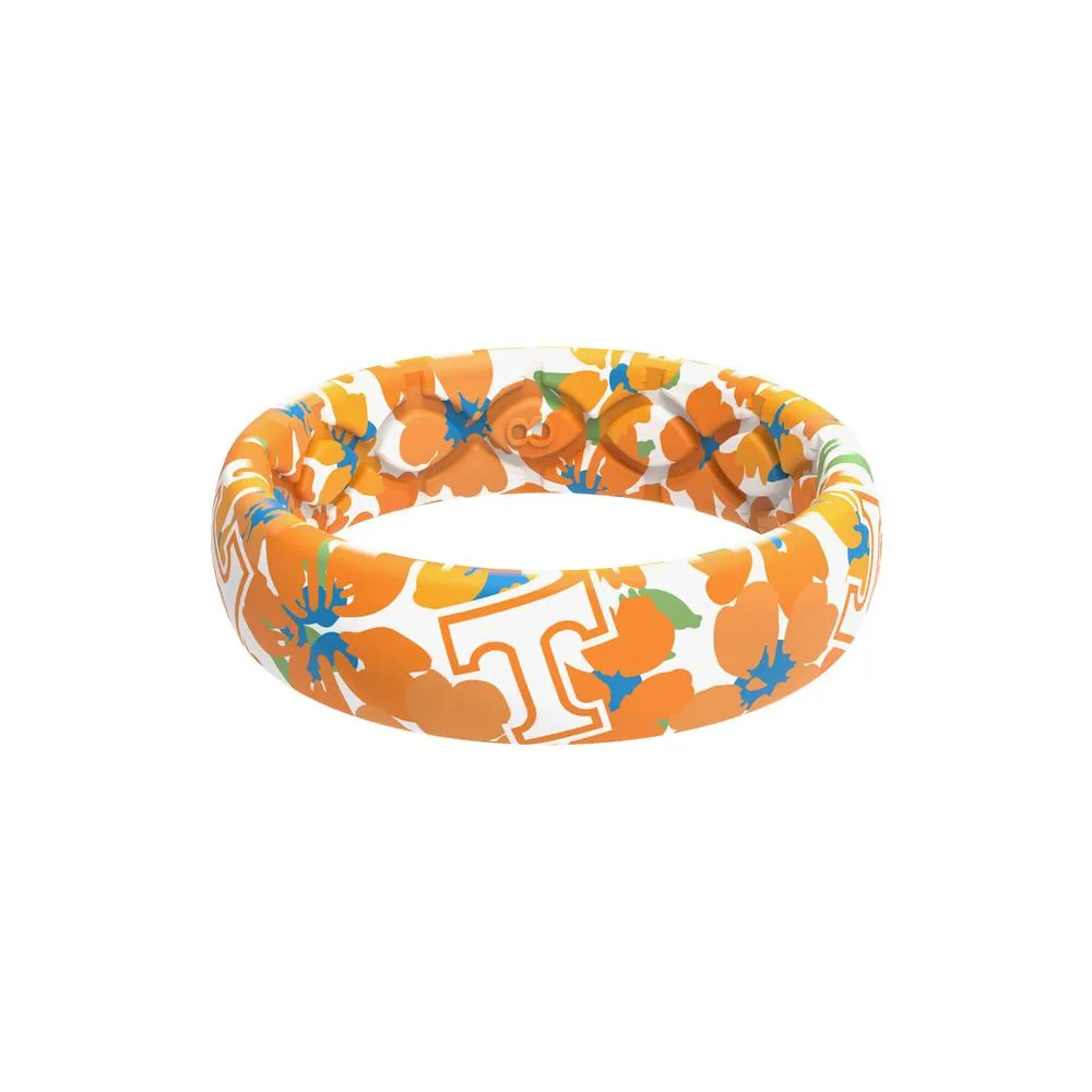 Vols | Tennessee Thin Floral Groove Life Ring Alumni Hall