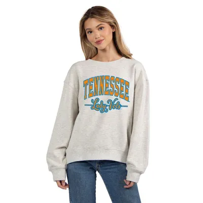 Lady Vols | Tennessee Chicka- D Old School Arch Over Script Pullover Orange Mountain