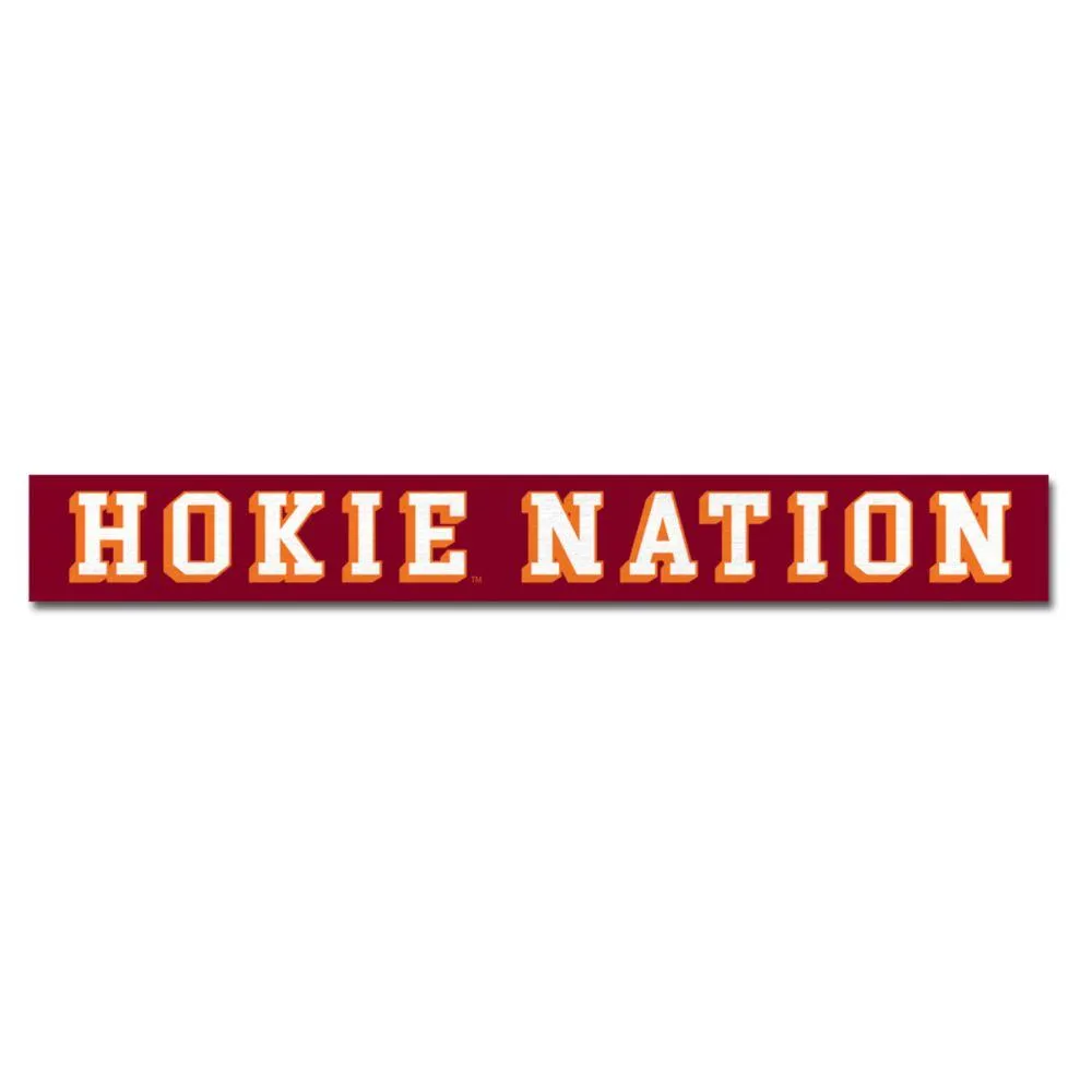  Hokies | Virginia Tech 4  X 36  Doorway Plank Sign | Alumni Hall