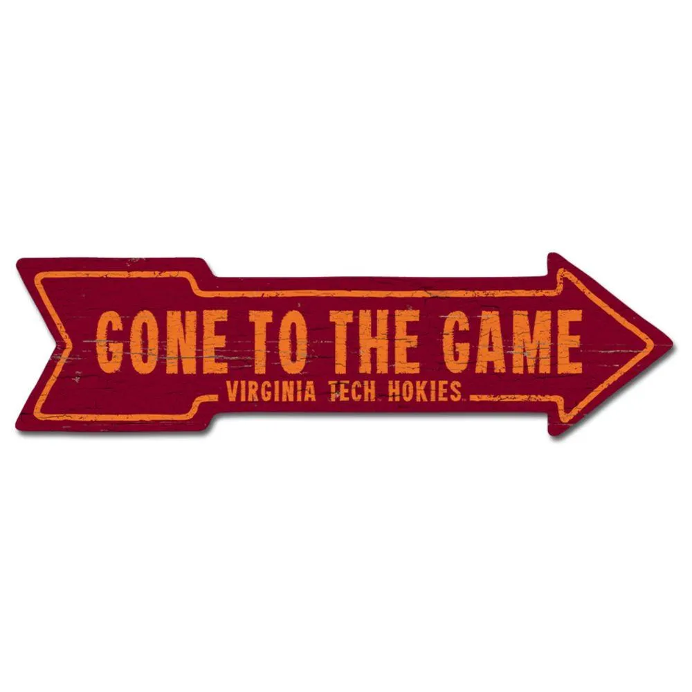  Hokies | Virginia Tech 6.5  X 24  Wall Arrow | Alumni Hall