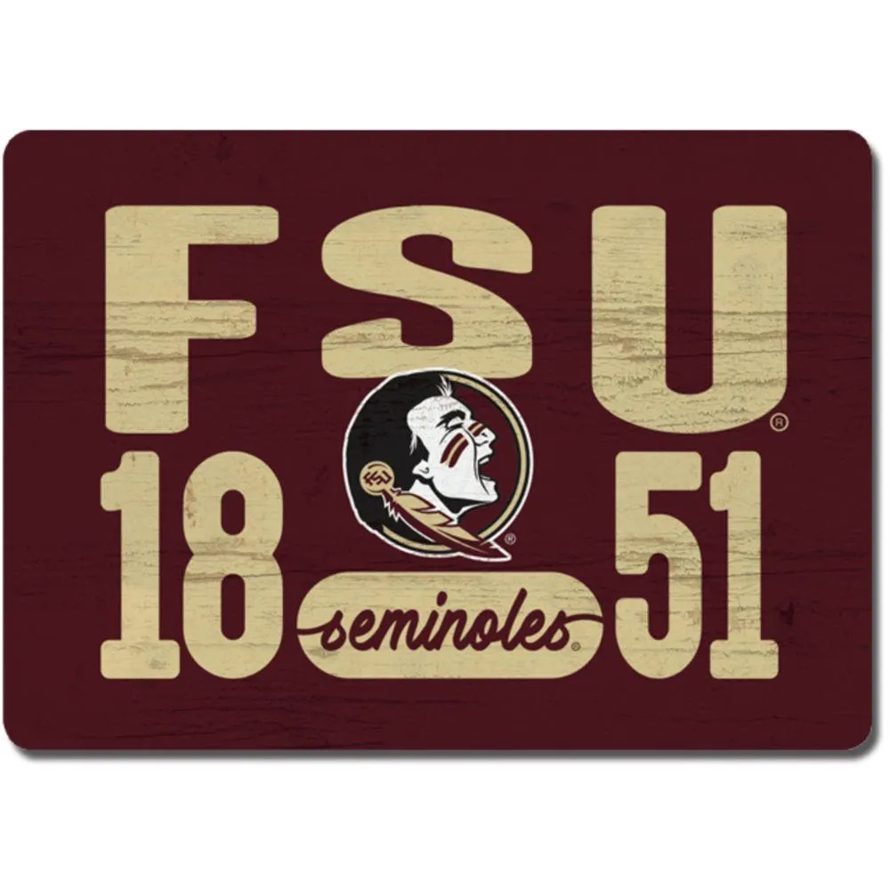  Fsu | Fsu 2.5  X 3.5  Wood Magnet | Alumni Hall