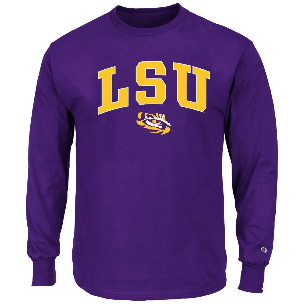 Lsu | Arch Over Logo Long Sleeve Tee Alumni Hall