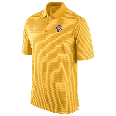 LSU Nike Vault Tiger Stadium Stripe Polo