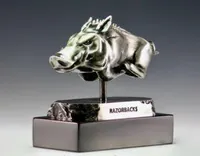  Razorbacks | Arkansas Icon Artworks Pewter Desktop Sculpture | Alumni Hall